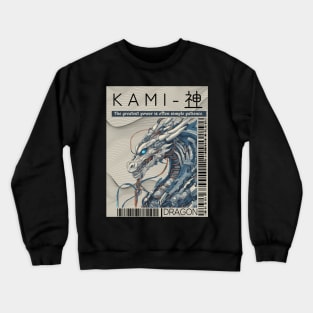 DRAGON KAMI Japanese Cyberpunk Crewneck Sweatshirt